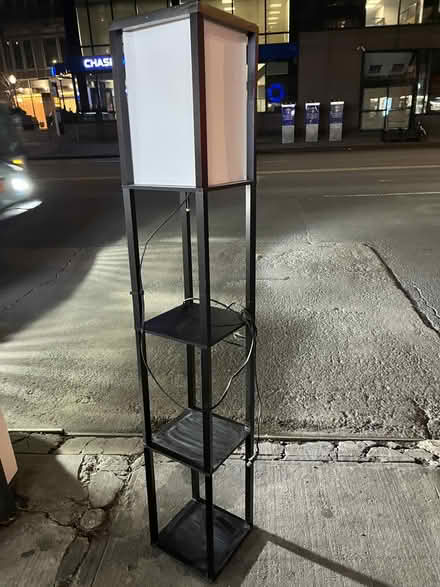 Photo of free Curb alert: Black shelf tower (Upper East Side) #1
