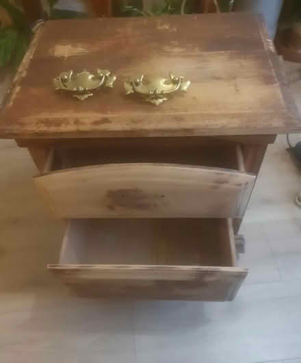 Photo of free Solid wood single bedside table (South Norwood) #3