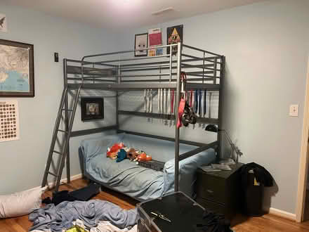 Photo of free IKEA metal bunk bed (Sandy Springs) #1