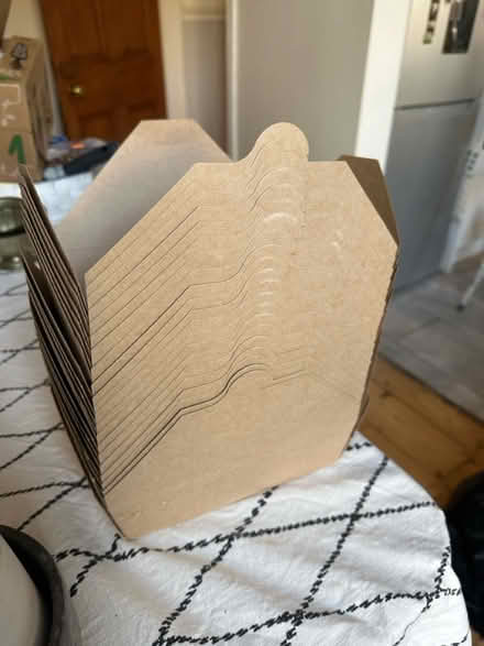 Photo of free Stack of card takeaway boxes (Aigburth, Liverpool, L17) #1
