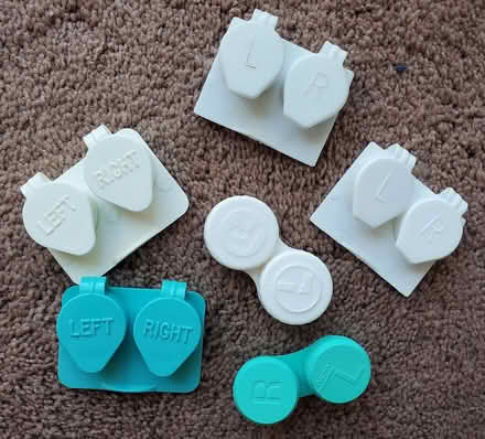Photo of free Contact lens cases (DeAnza Blvd - Stvns Crk & 280) #1