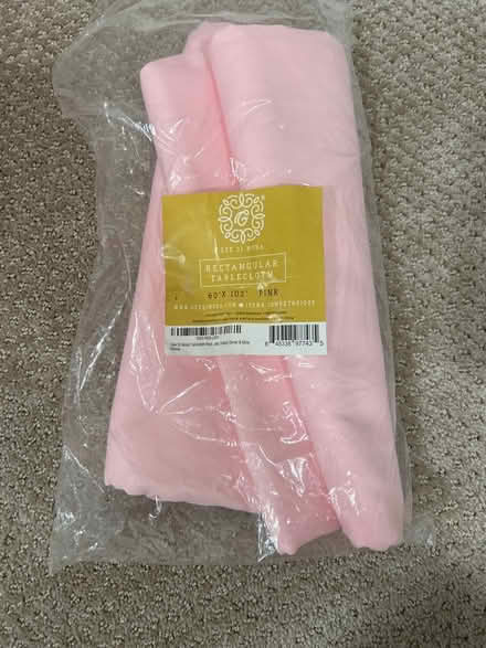 Photo of free pink table cloth (West Chester / West Goshen) #1