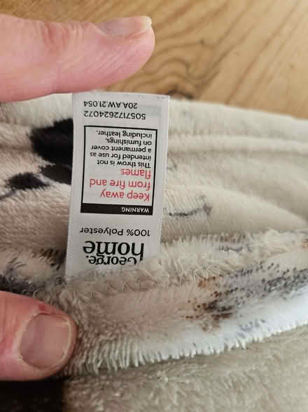 Photo of free Blanket with dog prints on. (Randwick GL6) #2