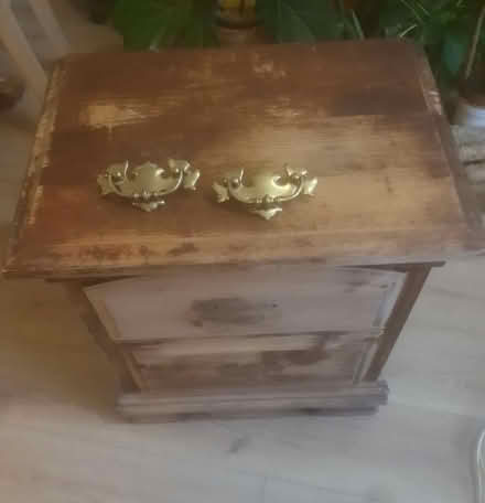 Photo of free Solid wood single bedside table (South Norwood) #1