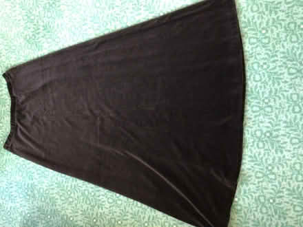 Photo of free Long black velvet skirt (Sidley TN40) #1