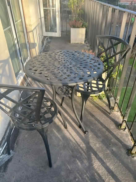 Photo of free Black Bistro set (St John’s Wood NW8) #1