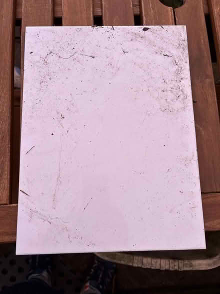 Photo of free 12x white bathroom tiles (Greaves LA1) #1