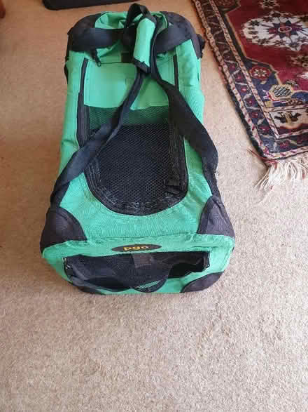 Photo of free Small fabric dog crate, damaged (Hungerford RG17) #1