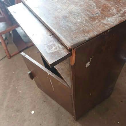 Photo of free Old bedside cabinet/table for upcycling or wood - St Nichola (St Nicholas SG1) #2