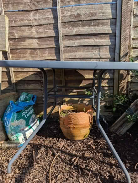 Photo of free Glass garden table (Crockerton BA12) #2
