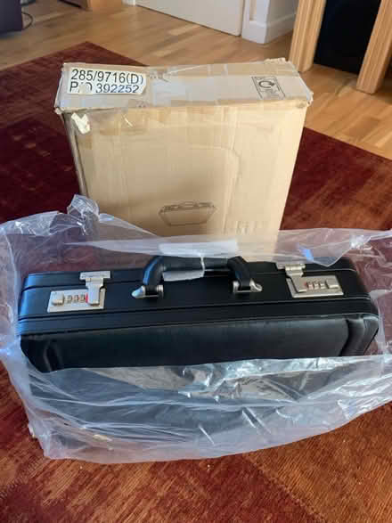 Photo of free New black briefcase (Bradley Stoke) #3