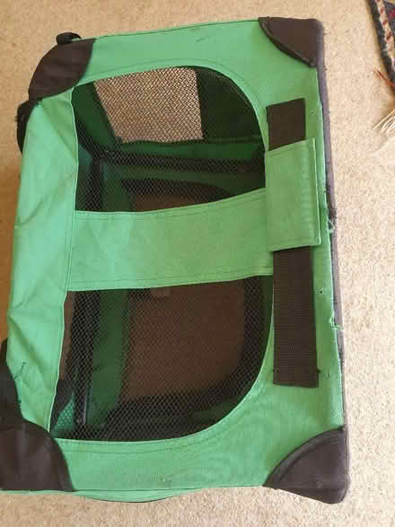 Photo of free Small fabric dog crate, damaged (Hungerford RG17) #2