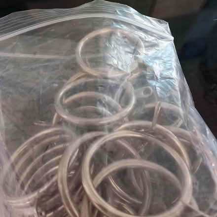 Photo of free Curtain hooks, travel plugs, jar (Histon) #4