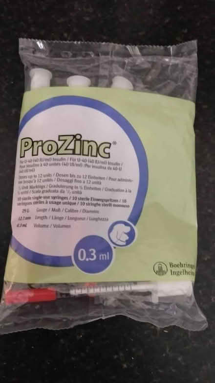 Photo of free Unopened pack of disposable syringes 0.3ml calibre (Linslade LU7) #1