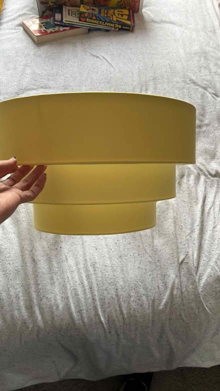 Photo of free Yellow light shade (Borrowash DE72) #1