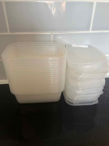 Photo of free Plastic containers with lids (Kempston) #2