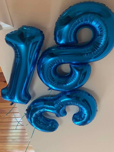 Photo of free 1,3,8 mylar balloons (Lafayette) #1