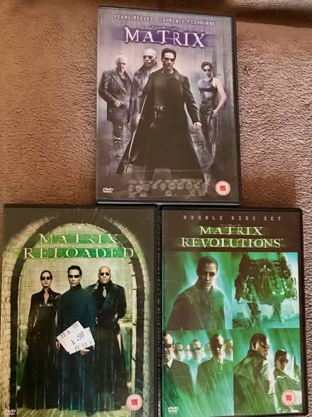Photo of free All three MATRIX movies (Gosport PO12) #1