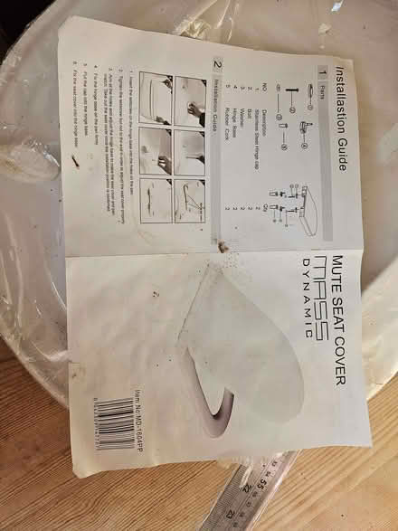 Photo of free Toilet seat - plastic, white, slow close (Randwick GL6) #3