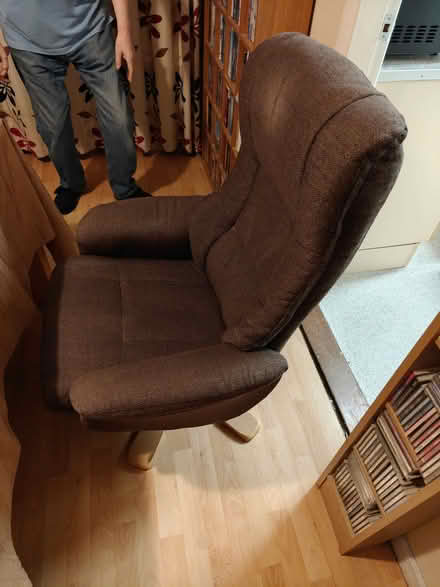Photo of free Manual, swivel reclining chair & footstool. (Barton OX3) #2