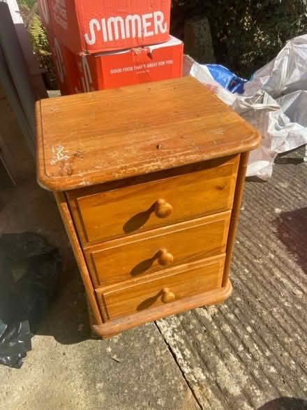 Photo of free Bedside drawers (Batheaston) #1