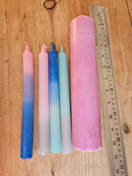 Photo of free Pastel multi coloured candles x 5 (Randwick GL6) #3