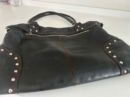 Photo of free Black leather handbag (Moorside M28) #2