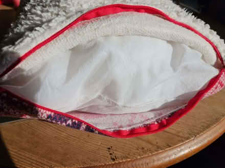 Photo of free Red blue white soft cushion (Randwick GL6) #1