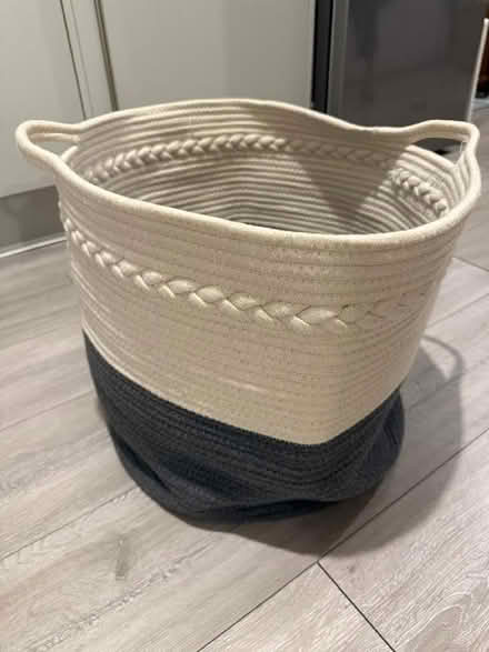Photo of free Woven storage basket (Copthorne RH10) #1