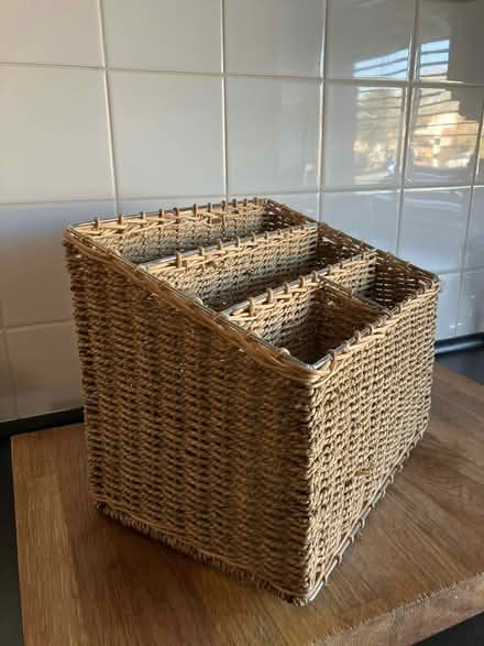 Photo of free Rattan desk stationary holder (Blackmore CM4) #2