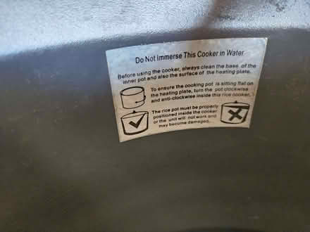 Photo of free Rice cooker (Randwick GL6) #1