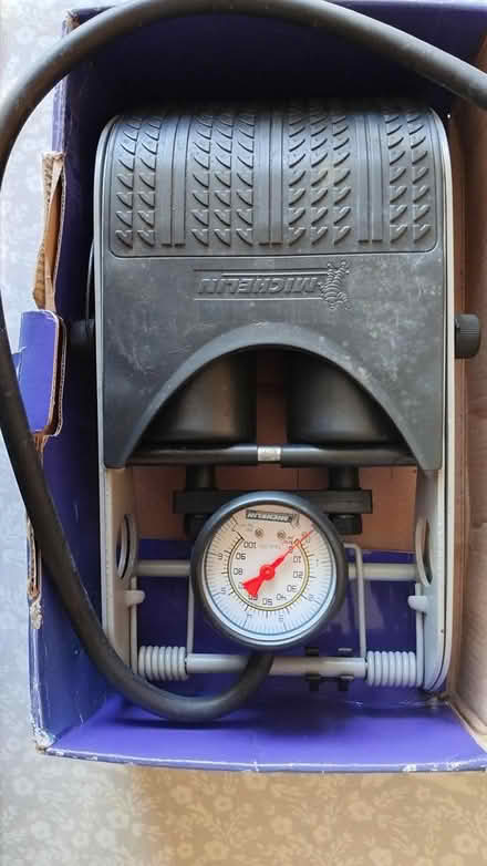 Photo of free Twin barrel footpump (Plainmoor) #3