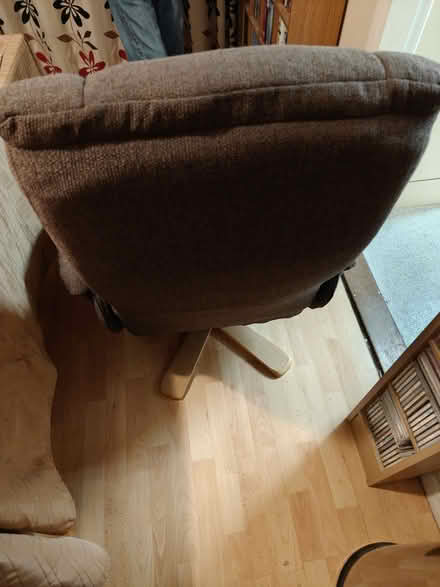 Photo of free Manual, swivel reclining chair & footstool. (Barton OX3) #4