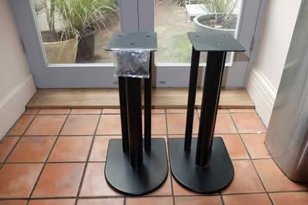 Photo of free Speaker stands, pair, black (E5) #2