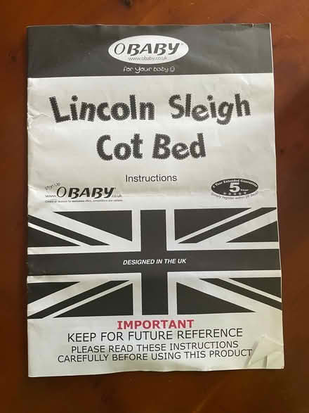 Photo of free Obaby cot bed (Godinton TN23) #1