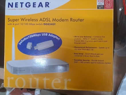 Photo of free Netgear wireless ADSL router (Macclesfield SK11) #1