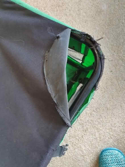 Photo of free Small fabric dog crate, damaged (Hungerford RG17) #3