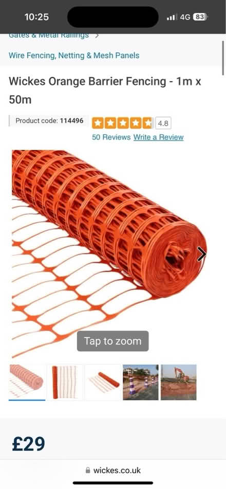 Photo of Plastic fencing (Baldock) #1