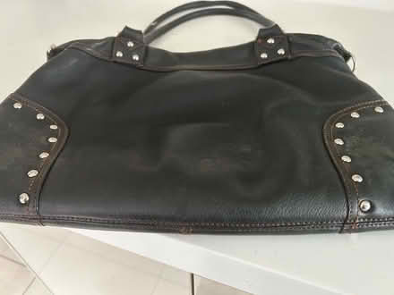 Photo of free Black leather handbag (Moorside M28) #1