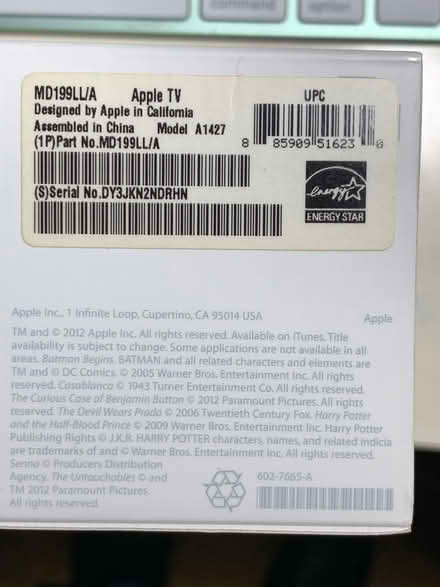 Photo of free Apple TV (So. Los Altos: Fremont & Grant) #2