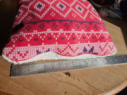 Photo of free Red blue white soft cushion (Randwick GL6) #2
