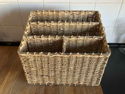Photo of free Rattan desk stationary holder (Blackmore CM4) #3