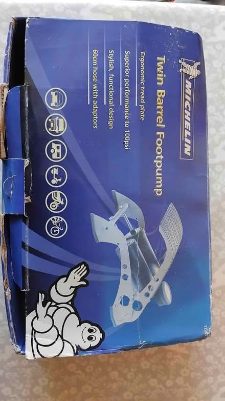 Photo of free Twin barrel footpump (Plainmoor) #2