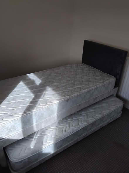 Photo of free Single bed, 3-Drawer unit, Small Table, TV units (Madeley TF7) #4