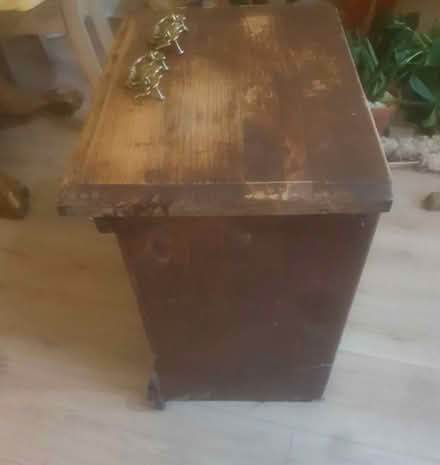 Photo of free Solid wood single bedside table (South Norwood) #4