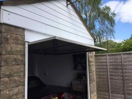 Photo of free Metal Up-and-Over Garage Door (Packsaddle BA11) #2