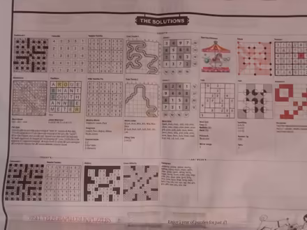 Photo of free A stack of brain puzzle supplements (Penn Hill BH14) #4