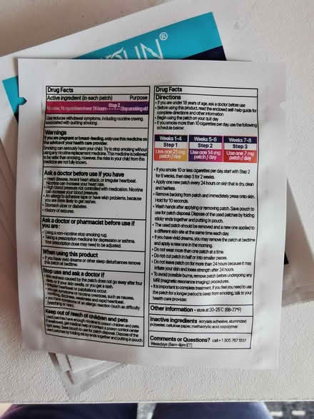 Photo of free Quit smoking patches, GU22 (Woking, GU22) #1