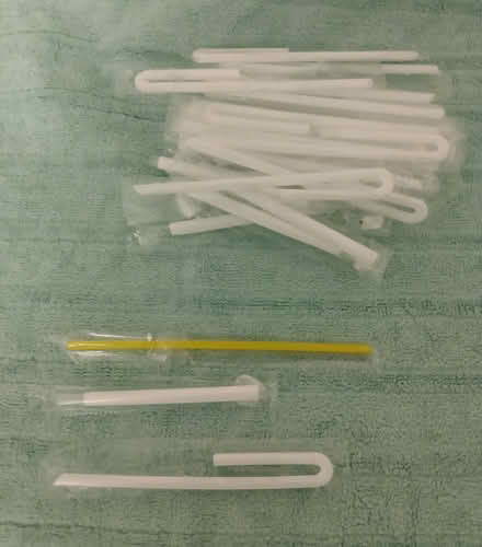 Photo of free 24 Wrapped Plastic Juice Box Straws (Chestnut Hill, Newton) #1