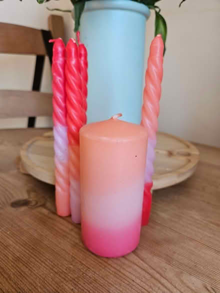 Photo of free Pink red orange candles x 5 (Randwick GL6) #3